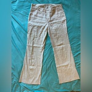 banana republic cream pants